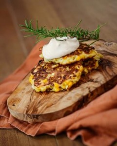 corn-fritters-with-herb-butter